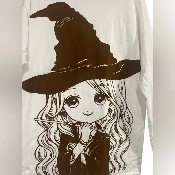 Harry Potter Luna Lovegood Chibi Women's Long Sleeve T-Shirt Boxlunch Exclusive - Picture 2 of 5